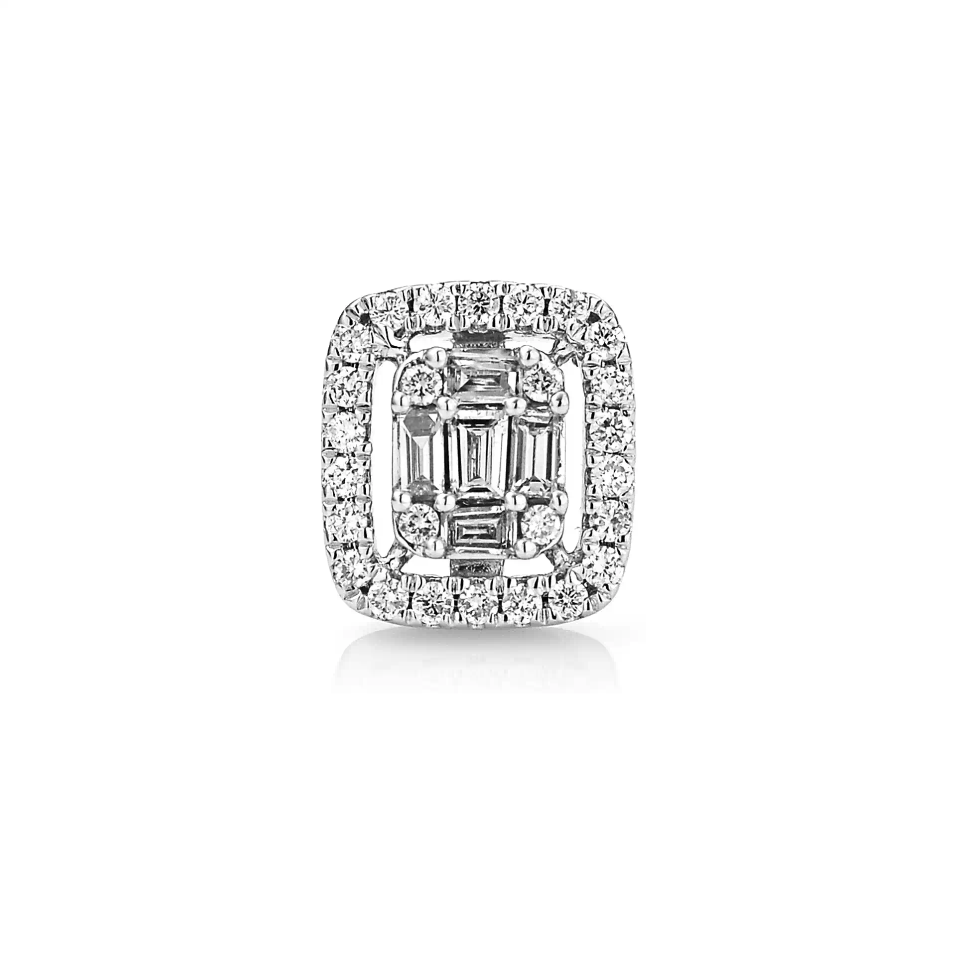 Diamond Earrings ER047423HB in 18K White Gold