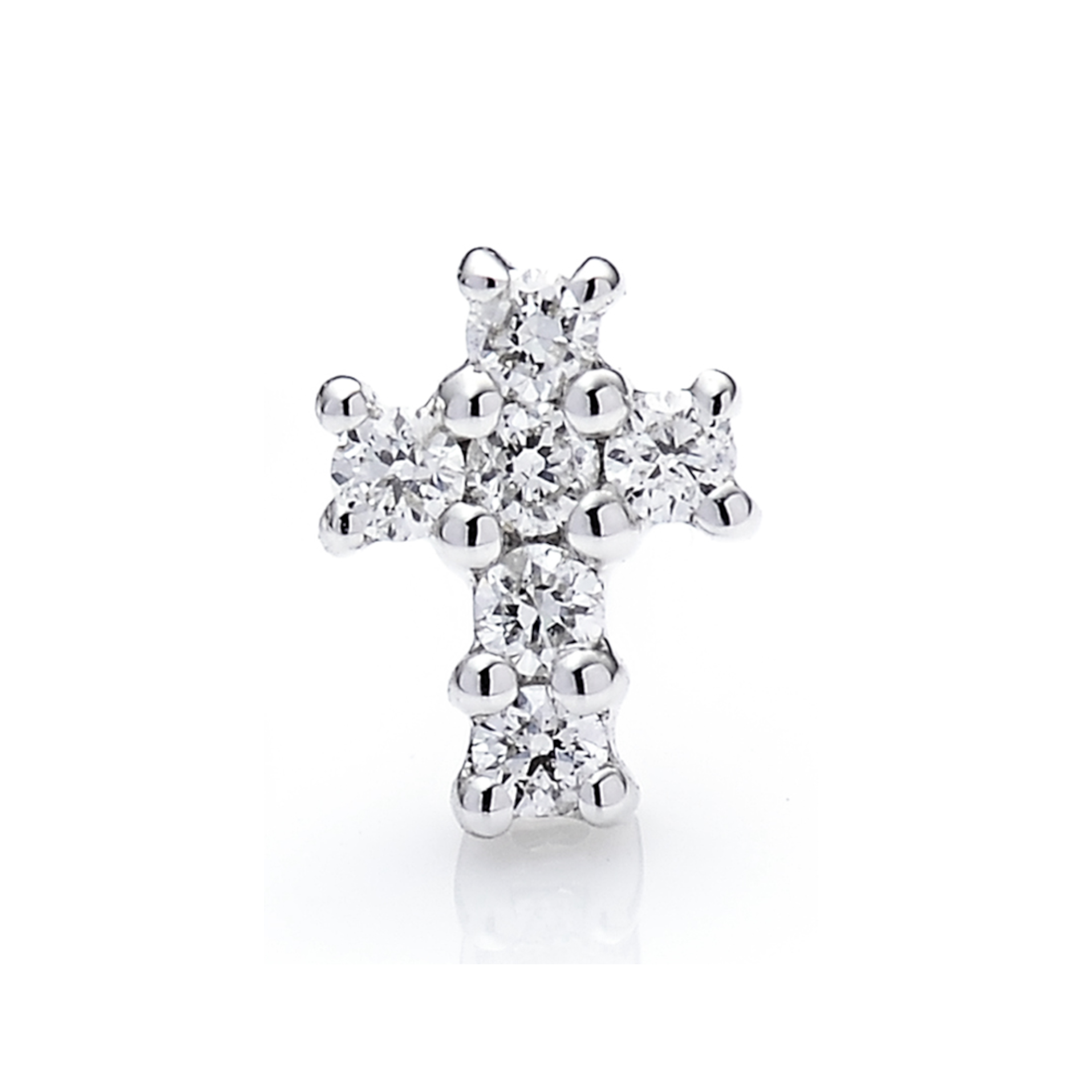 Diamond Earrings Set SE003719DB in 18K White Gold