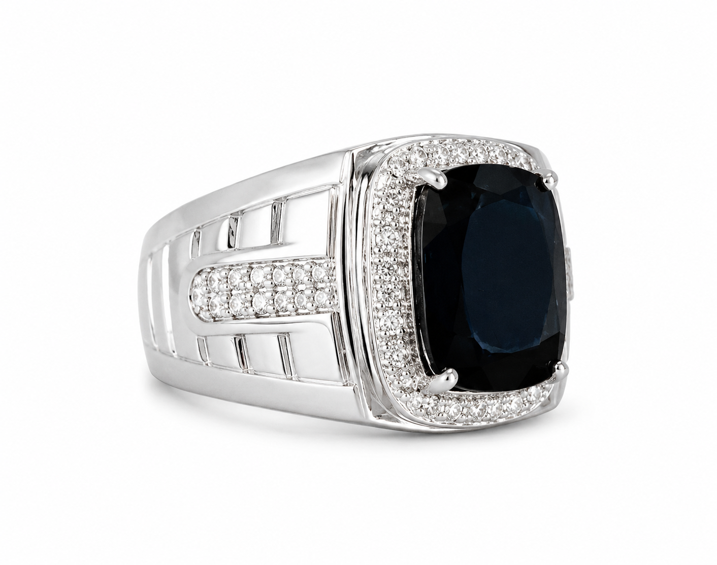 bold signet men ring