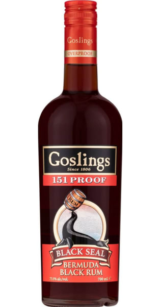 Gosling Rums Gosling's Black Seal Overproof 151 Rum (Bermuda) 70cl 75.5% - D75064NV.jpg