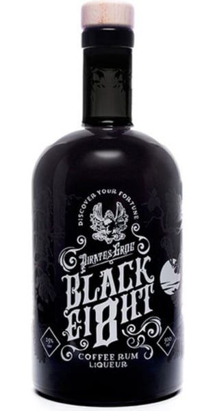 Pirate's Grog Rum  Black Eight Coffee Liqueur   50cl 25% - E71426NV.jpg