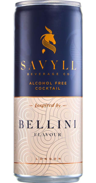 Savyll Non-Alcoholic Cocktail Bellini Can 25cl 0.5% - K45777NV.jpg