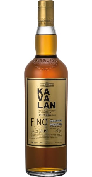 Kavalan Fino Sherry Cask Taiwanese Whisky 70cl 56.3% - L19364NV.jpg