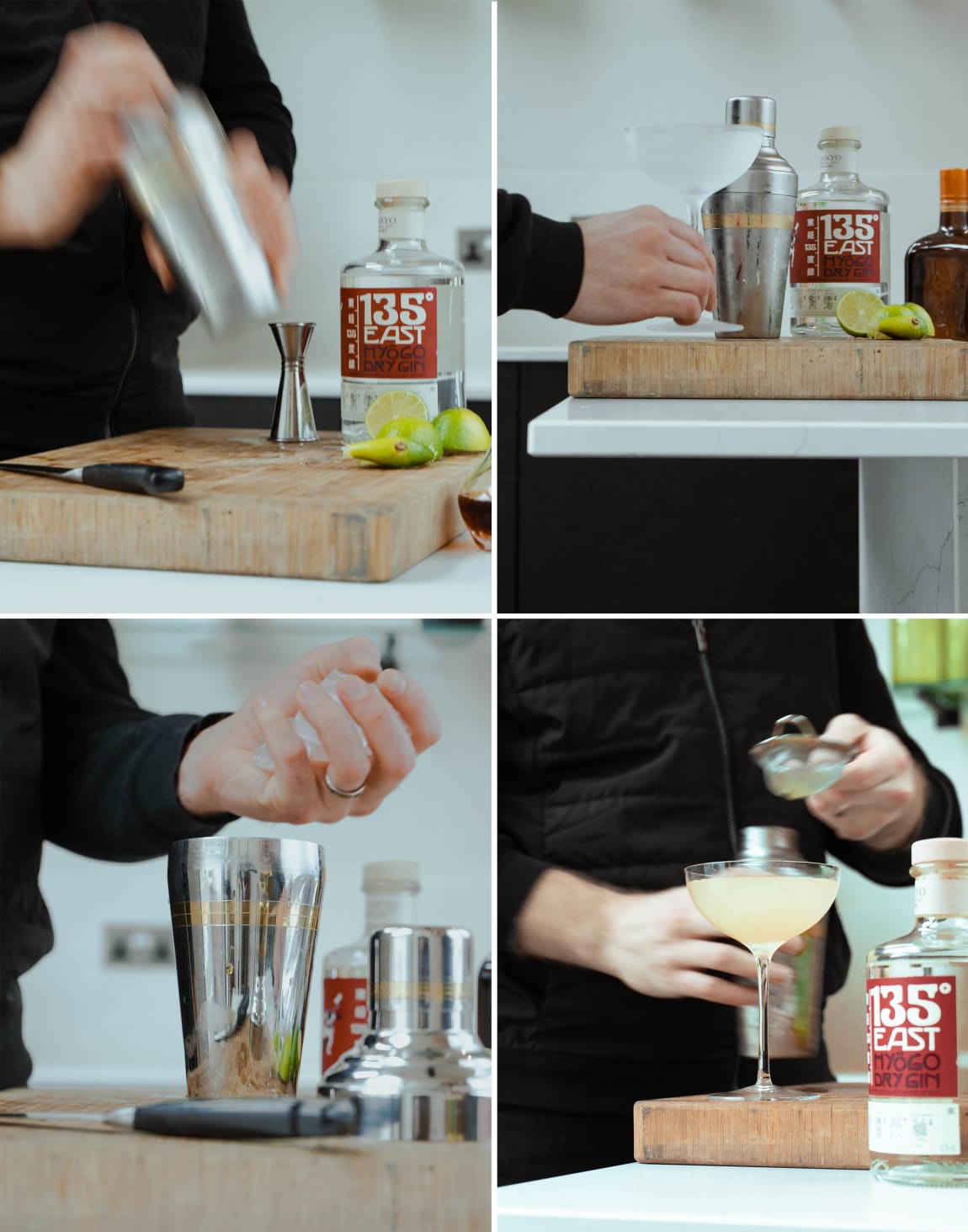 Making a Pegu Club Cocktail