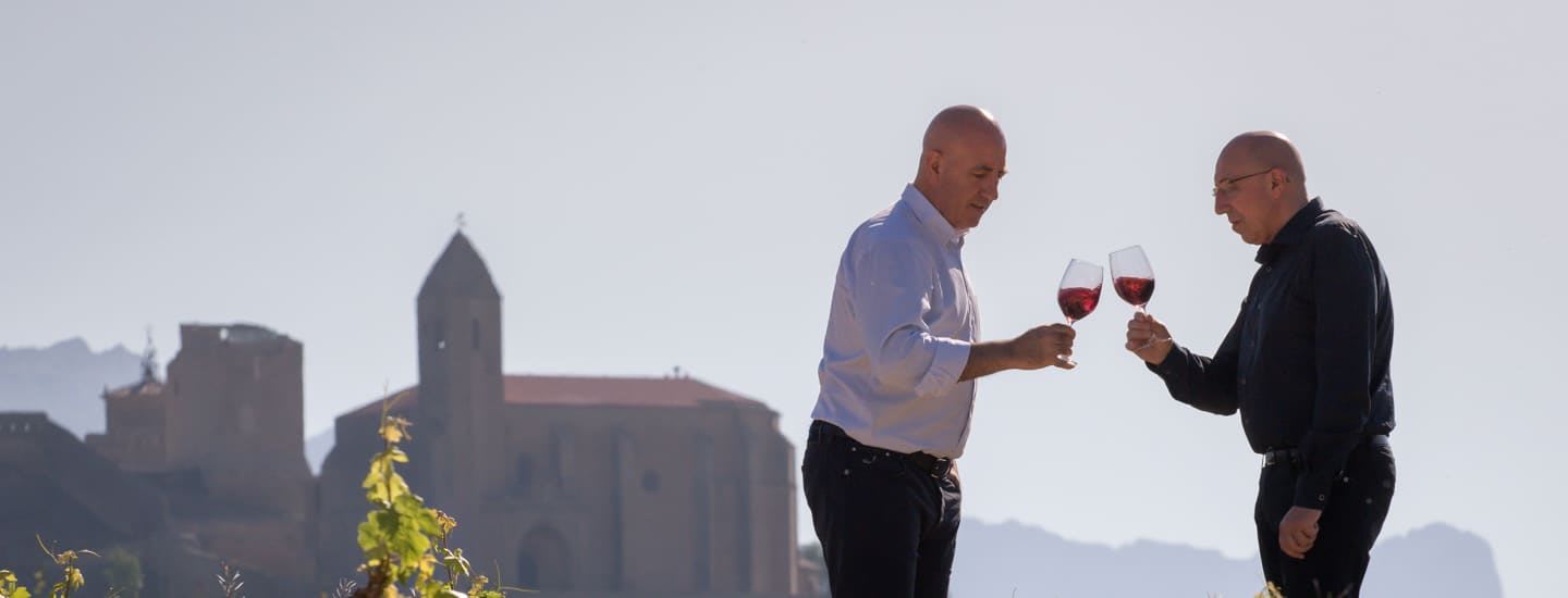 Marcos Eguren in the vineyard