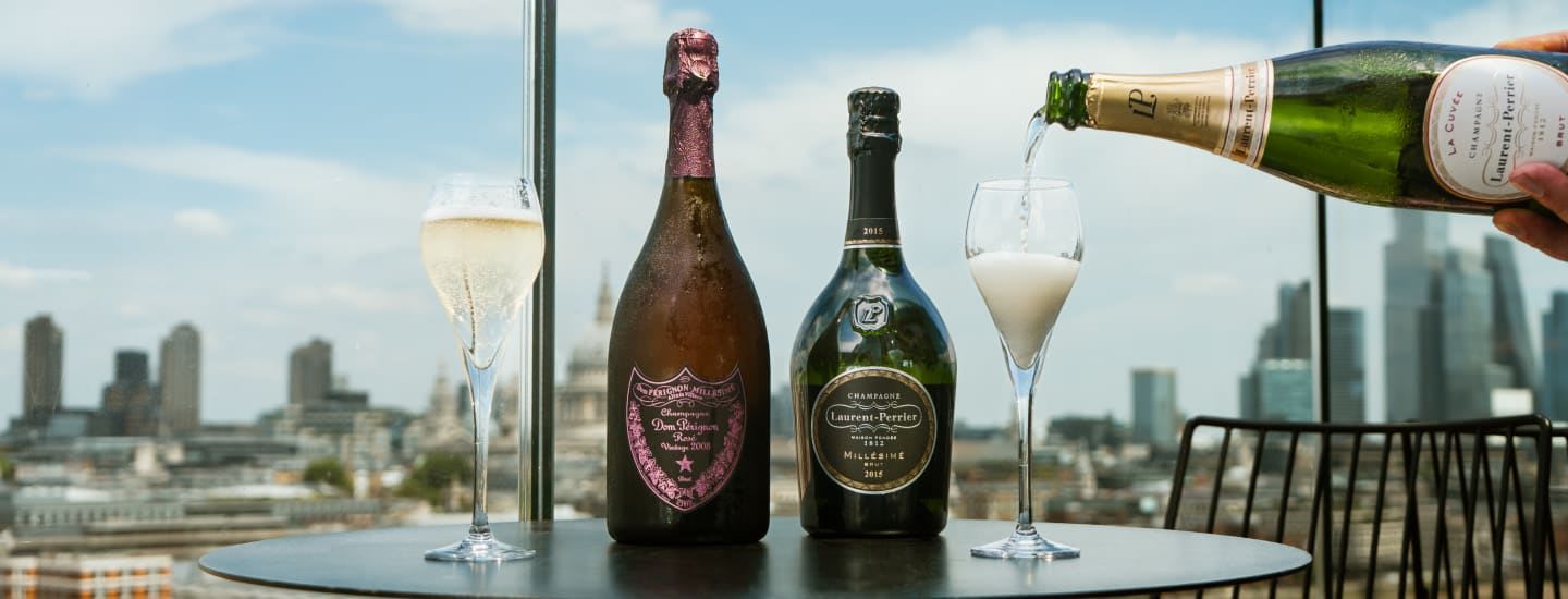 An image of bottles of sparkling wine