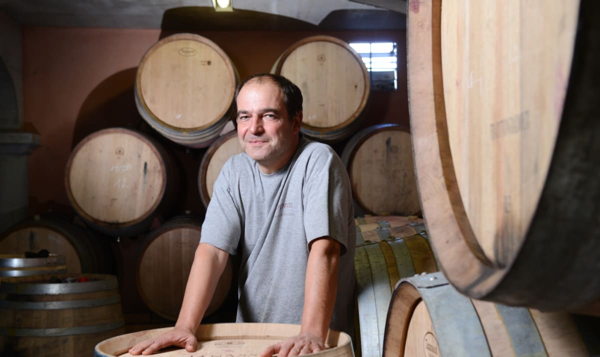 Christophe Sabon at Domaine de la Janasse
