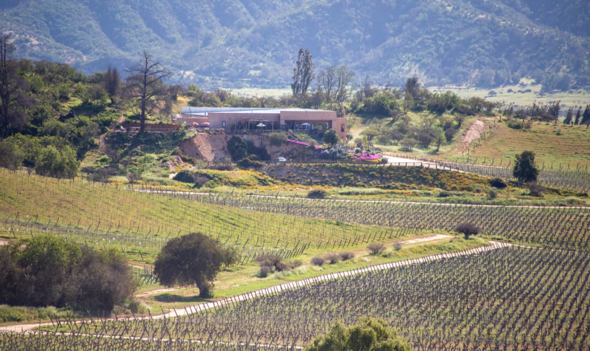 Wide shot of the Villard estate