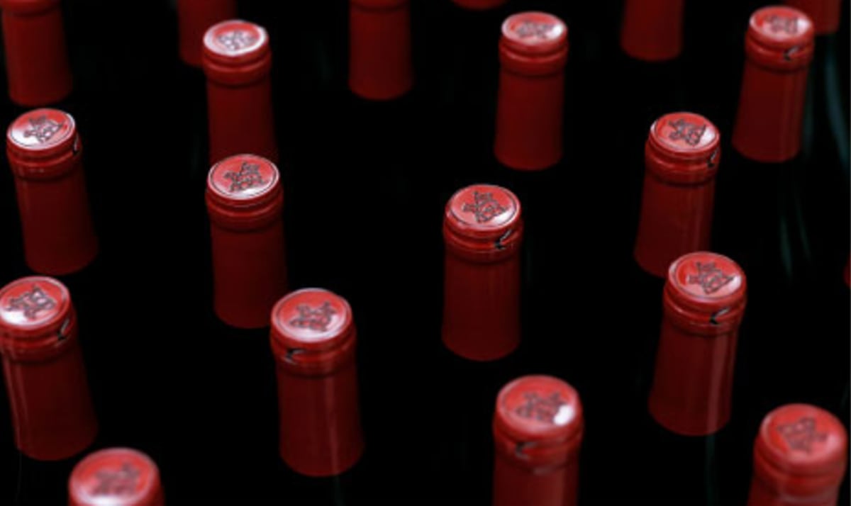 Bottles of Kleinood red wine