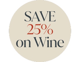 Save 25% on Wine
