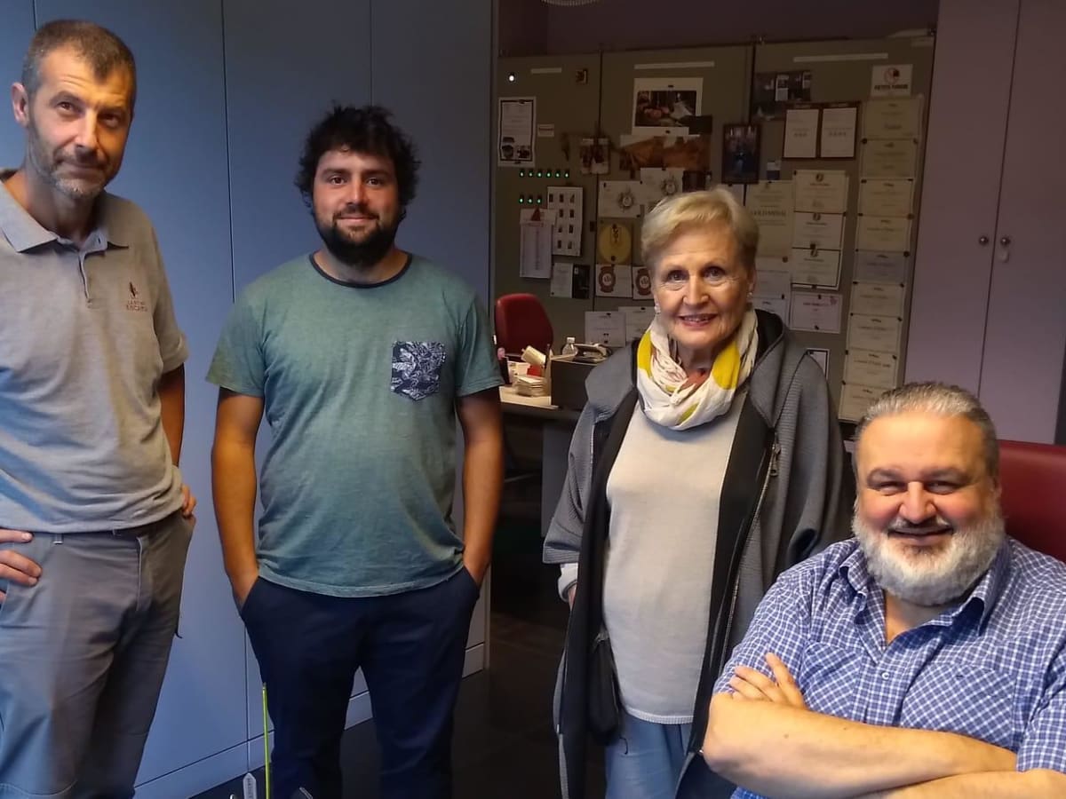 The Ascheri team of winemakers