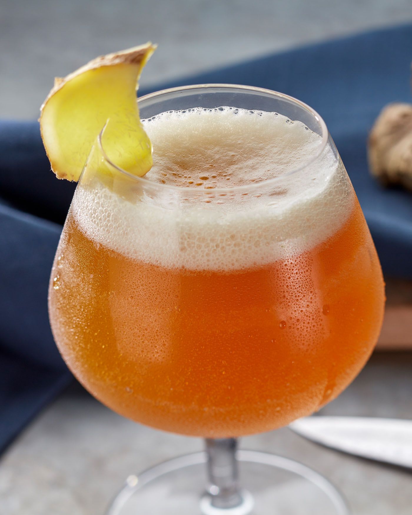 Shakey Pete's Ginger Brew. Gin & Beer Cocktail Shakey Pete's Ginger Brew. Gin & Beer Cocktail