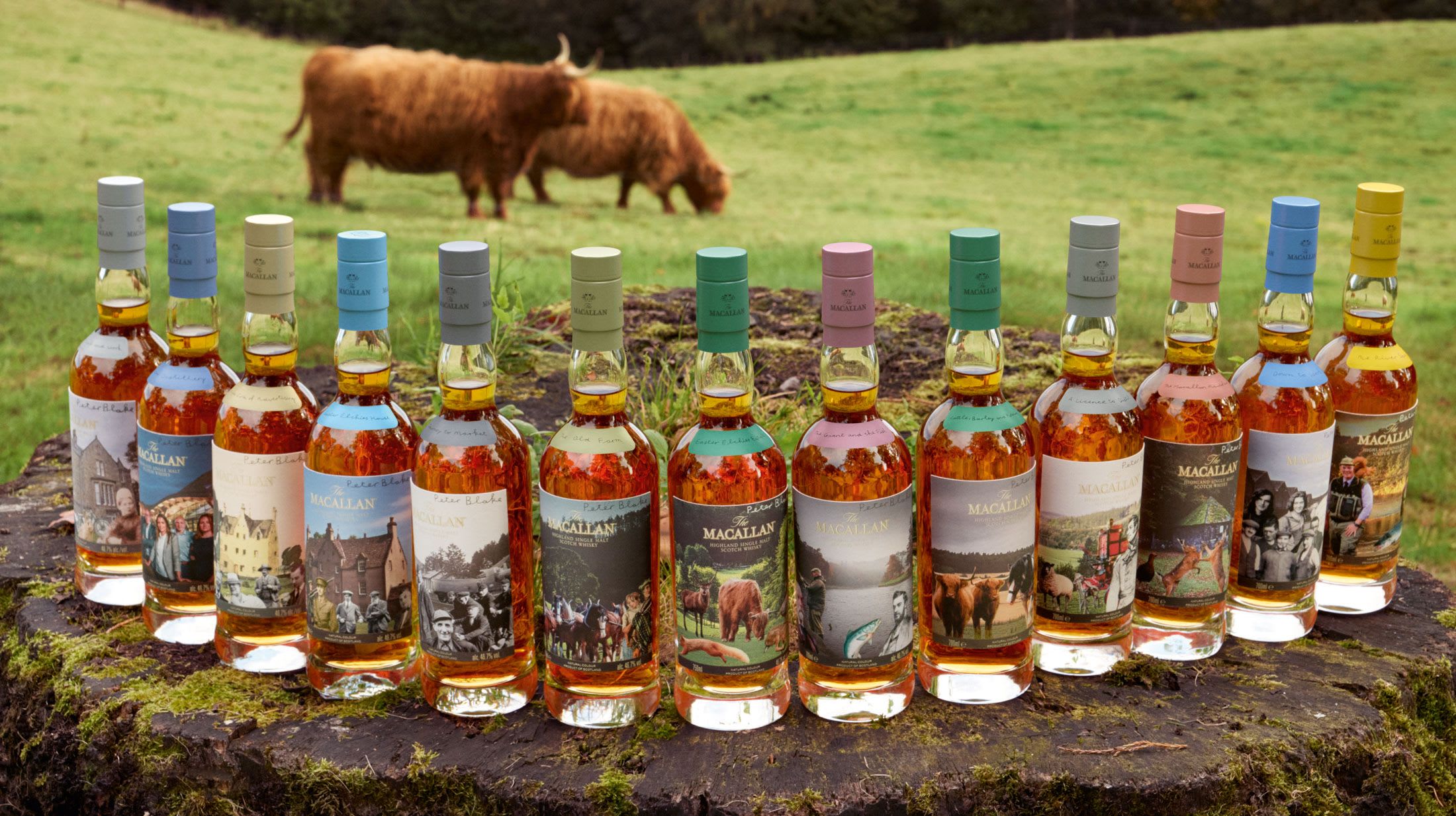 The Macallan vs Peter Blake collaboration range The Macallan vs Peter Blake collaboration range