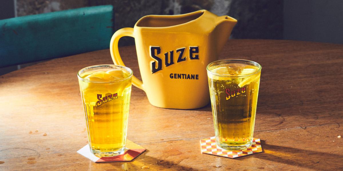 Suze and tonic Suze and tonic
