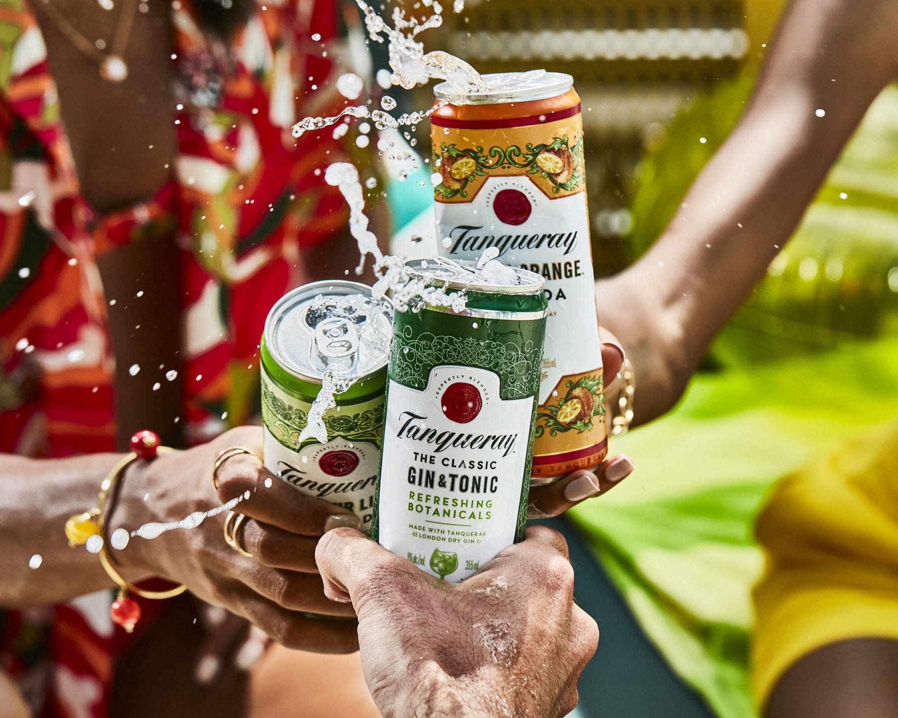 Tanqueray Gin and tonic cans Tanqueray Gin and tonic cans