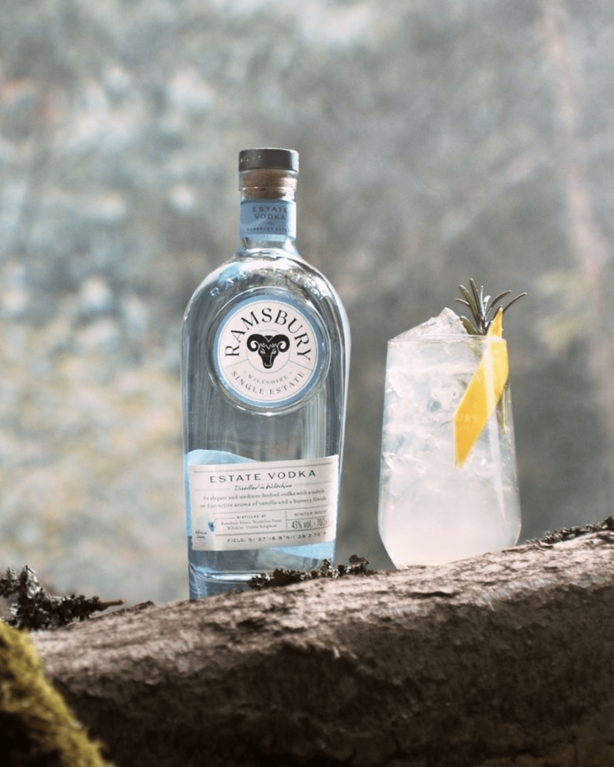 Ramsbury Vodka Bottle Ramsbury Vodka Bottle