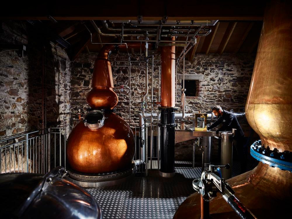 The Lakes Distillery still room The Lakes Distillery still room