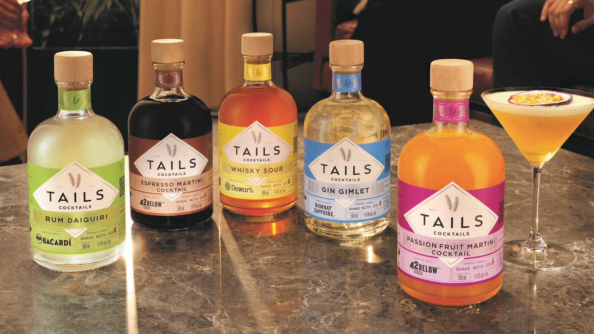 Tails pre-batched cocktails Tails pre-batched cocktails