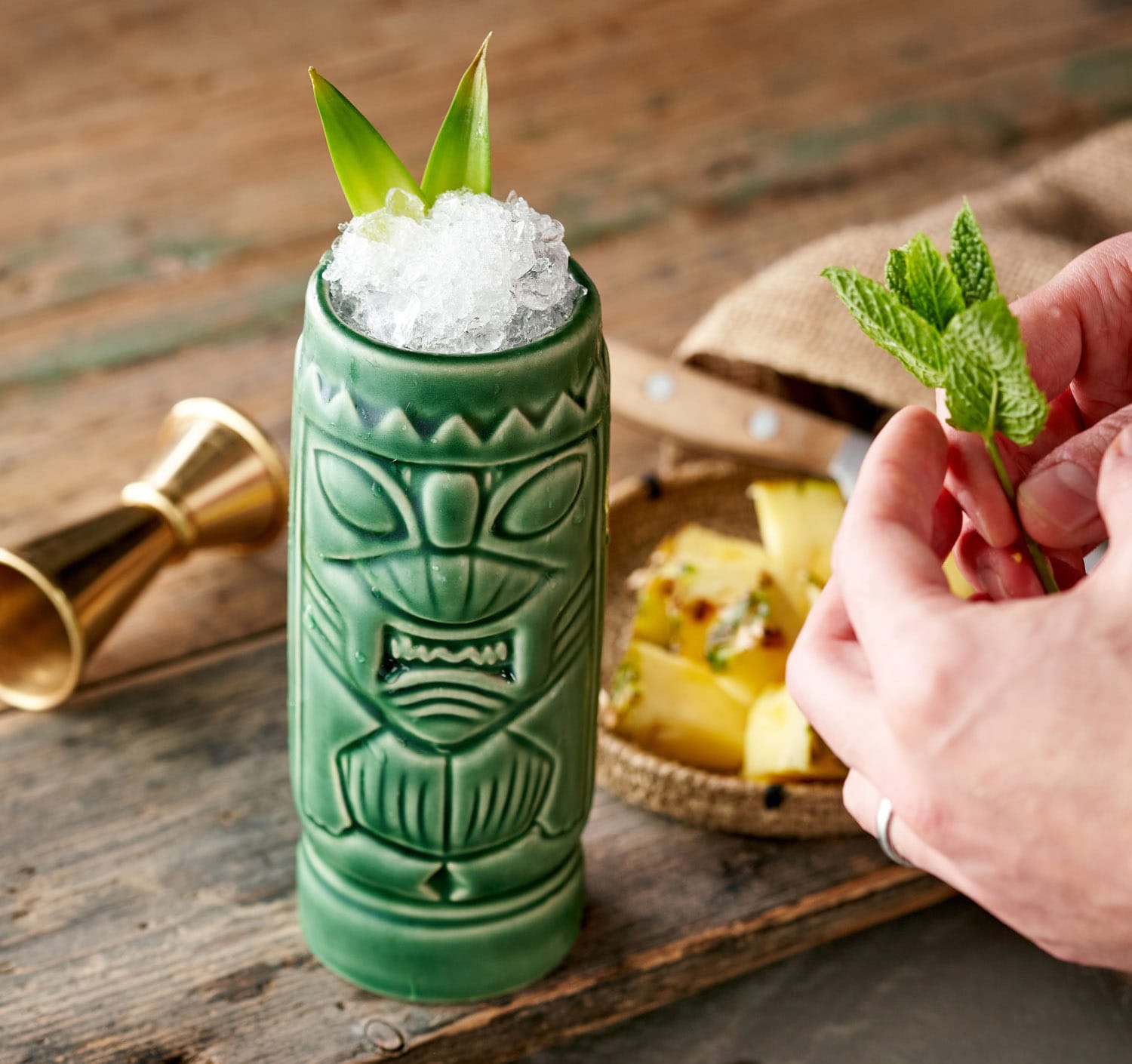 Making a Zombie Cocktail