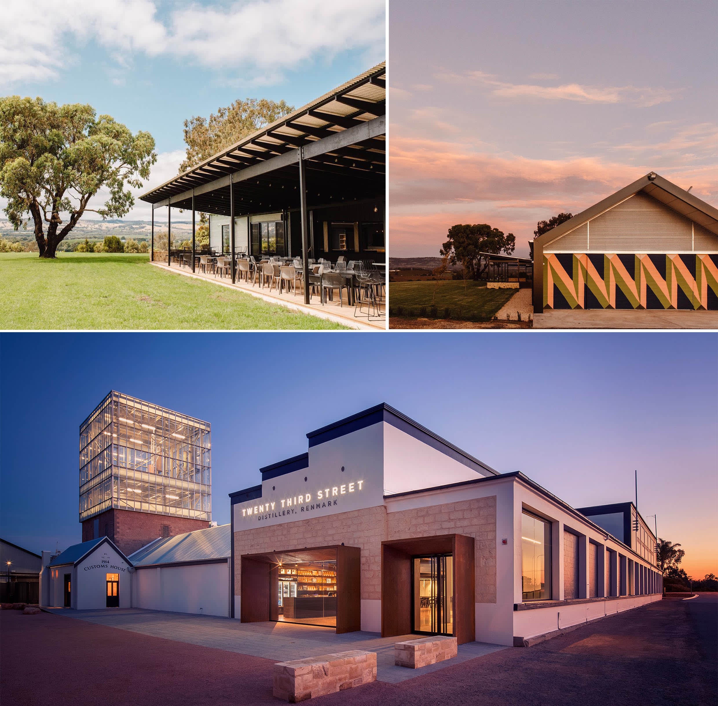 Never Never (top row) & Twenty Third Street Distillery