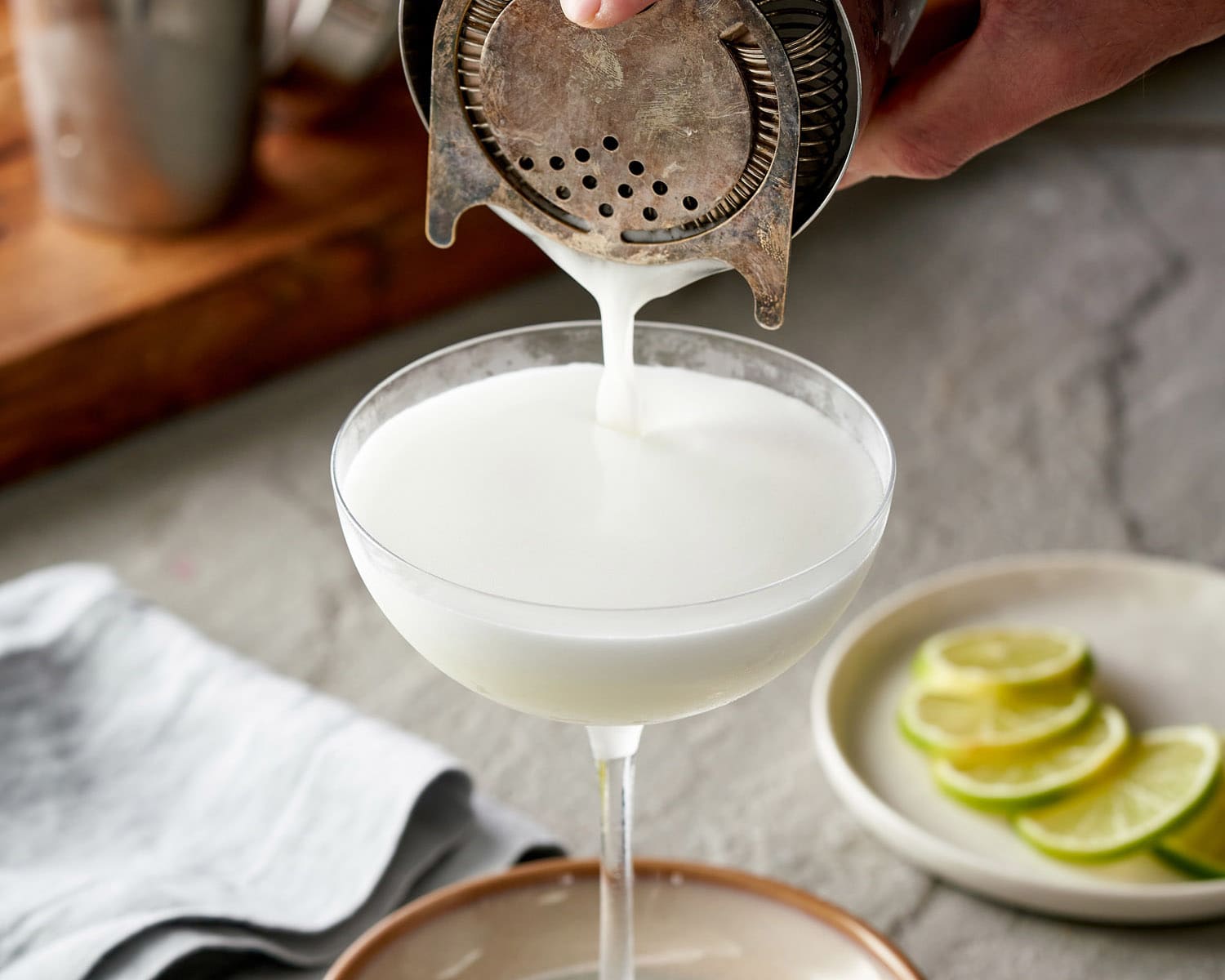 Making a Pisco Sour Making a Pisco Sour