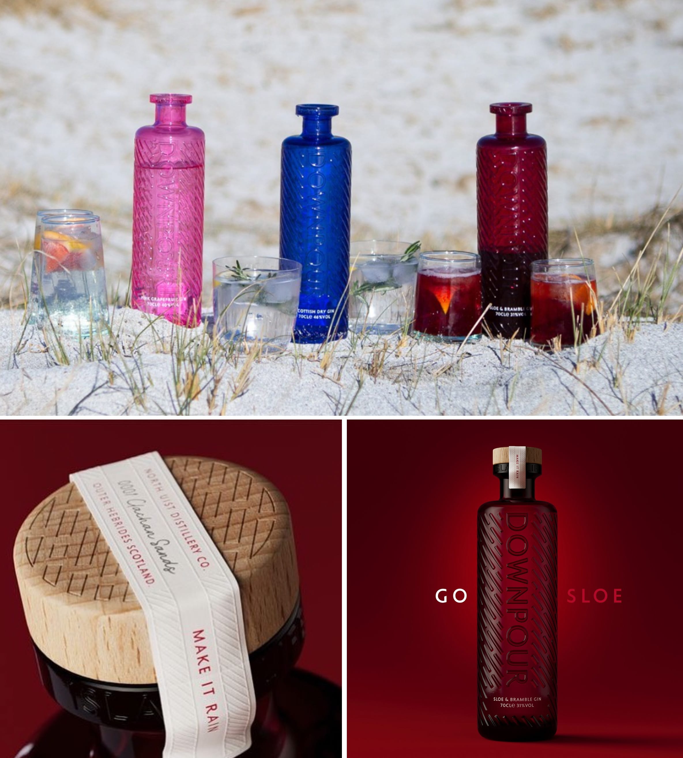 Downpour Gin range Downpour Gin range