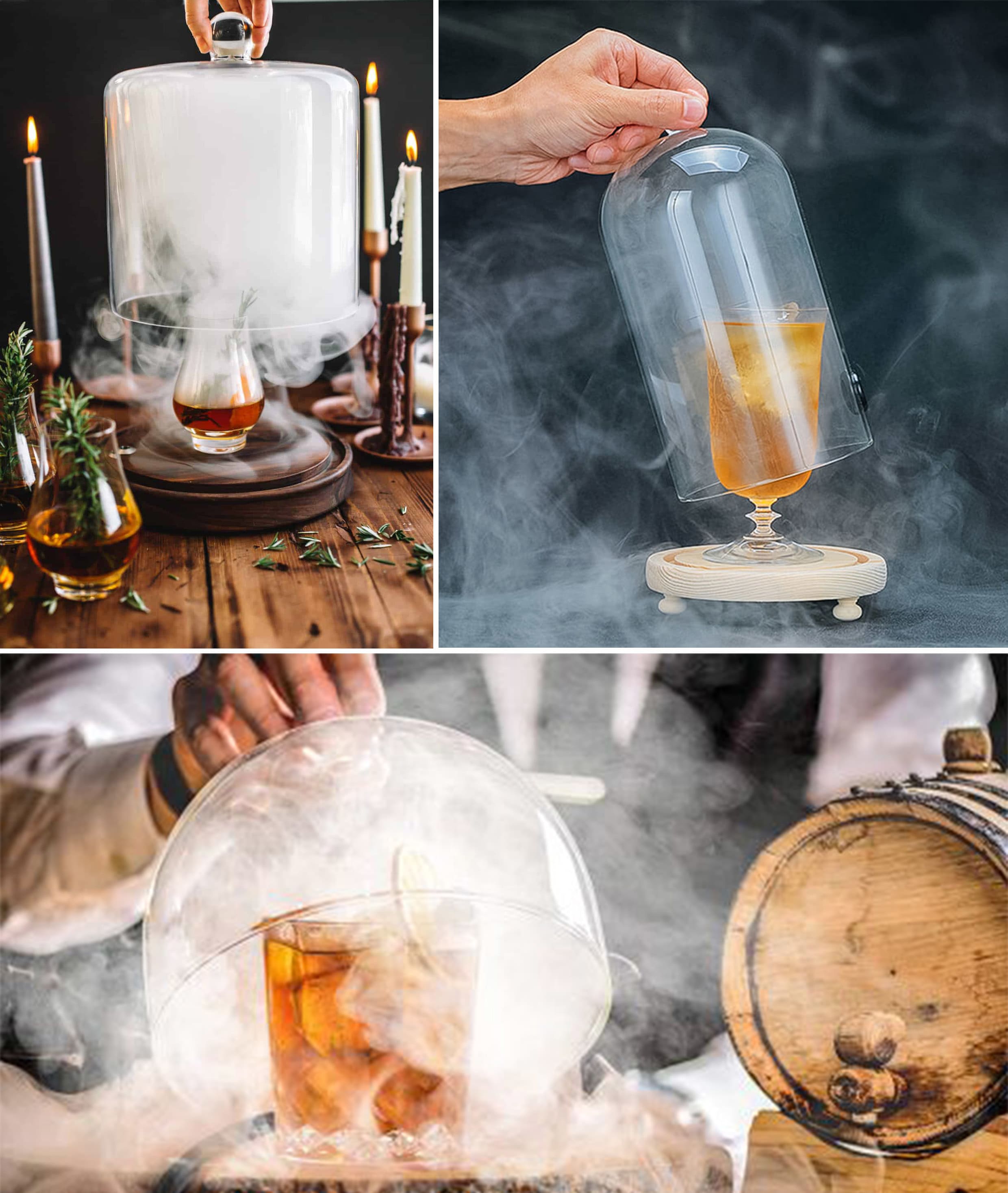 Smoke cloche for cocktails Smoke cloche for cocktails