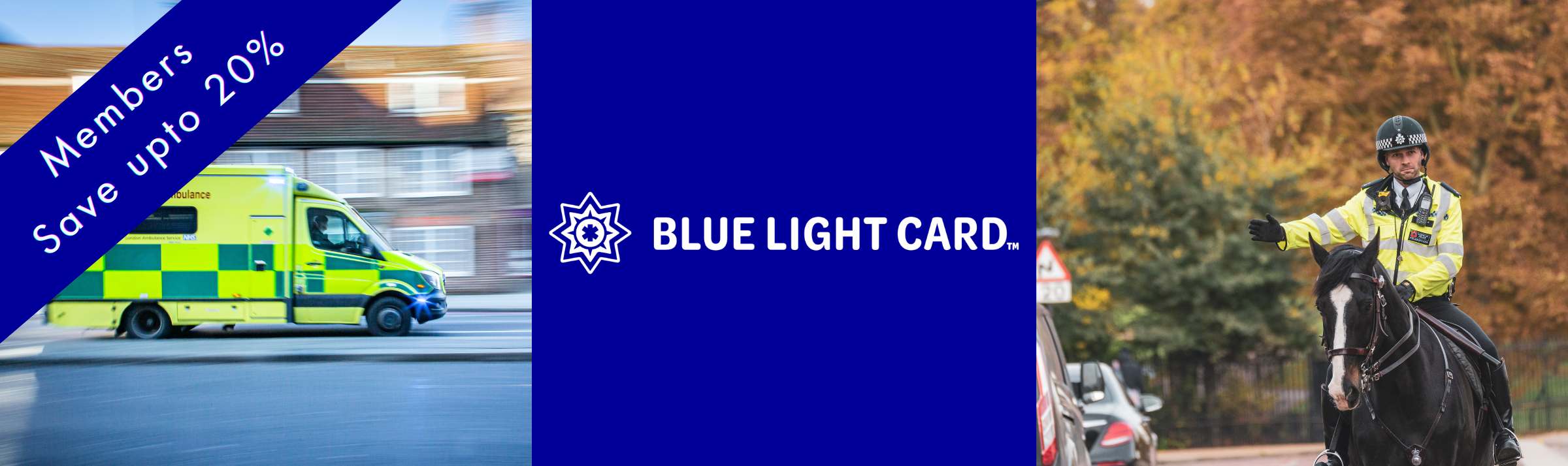 Blue Light Card Banner