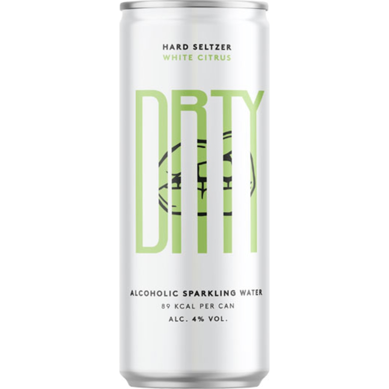 DRTY Hard Seltzer White Citrus