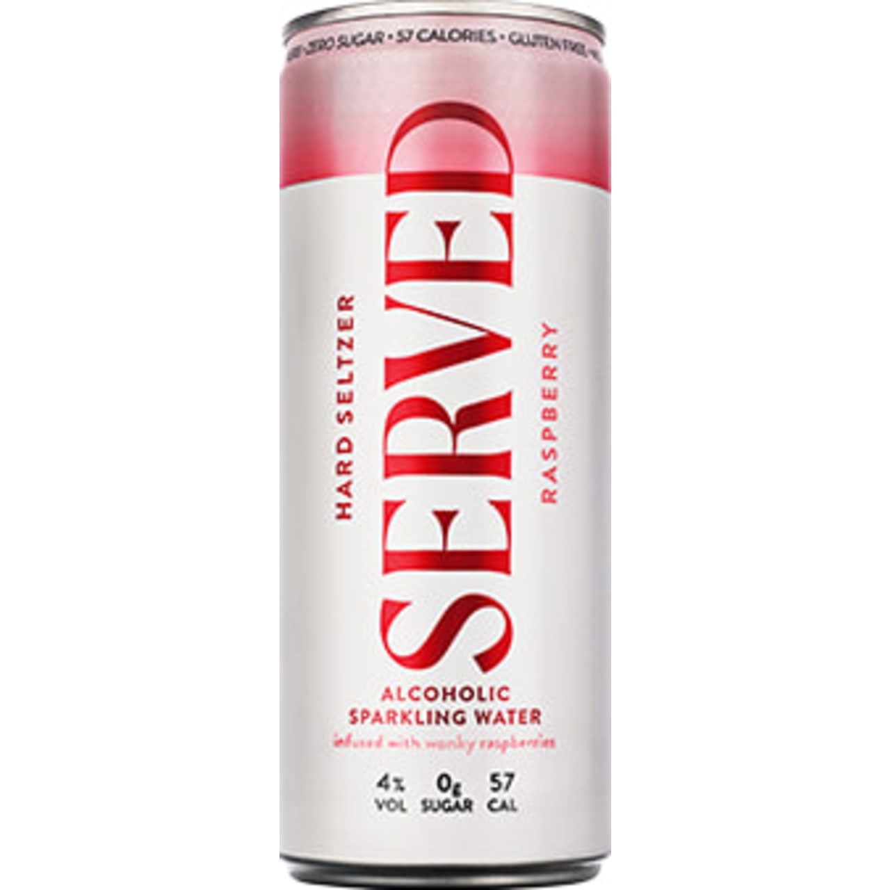 Served Raspberry Hard Seltzer Pack of 12