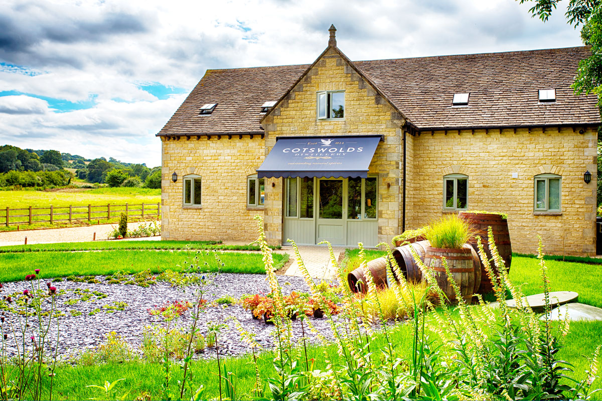 The Cotswolds Distillery in summer