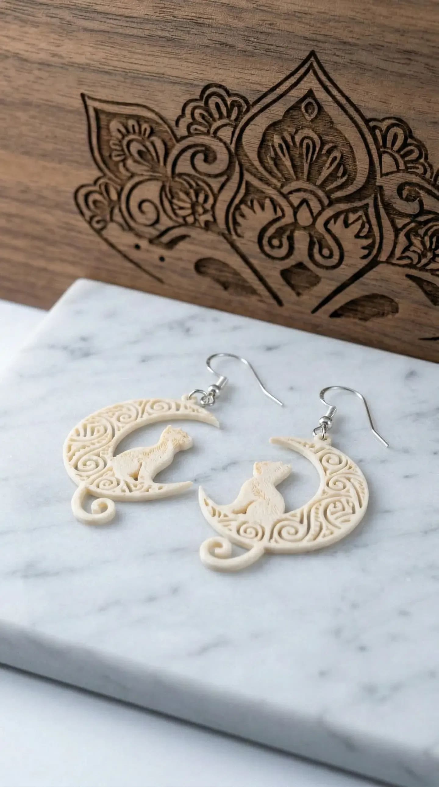 Gato Sobre Luna - MariArT