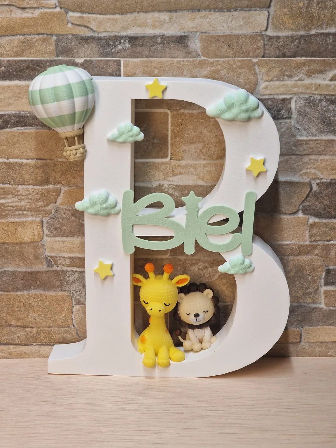Letra 3D personalizada Biel