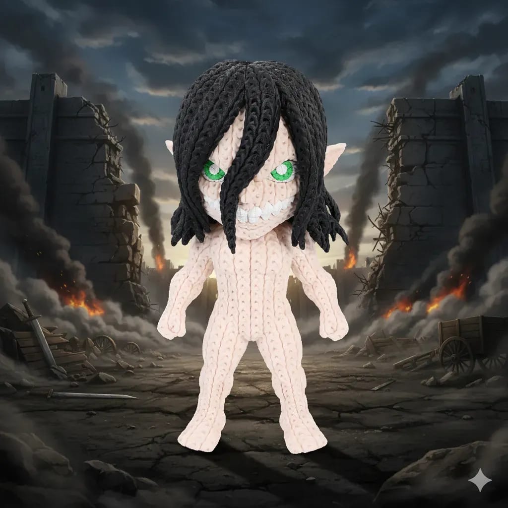 Guerrero Titánico Tejido - MariArT