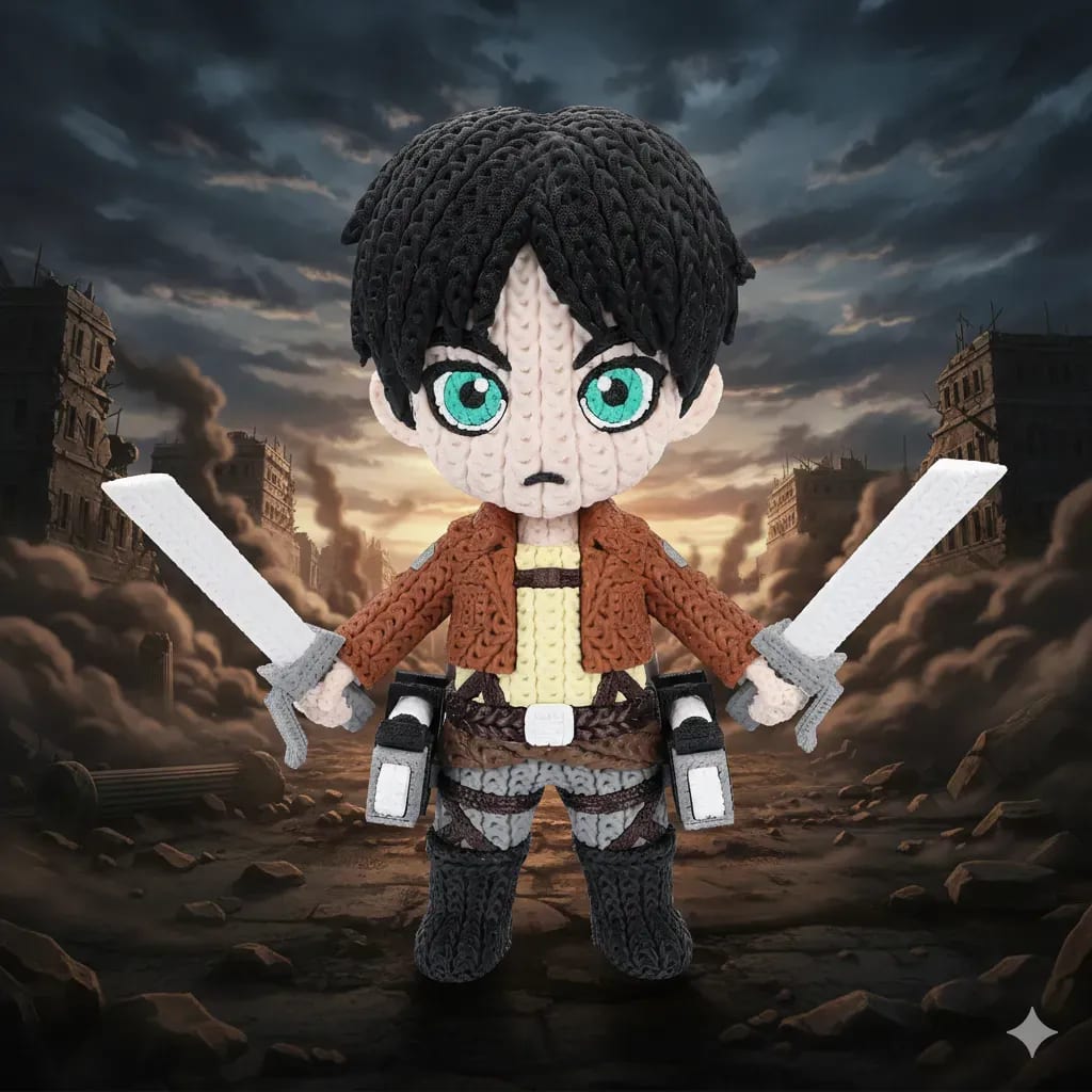 Soldado Valiente Tejido - MariArT