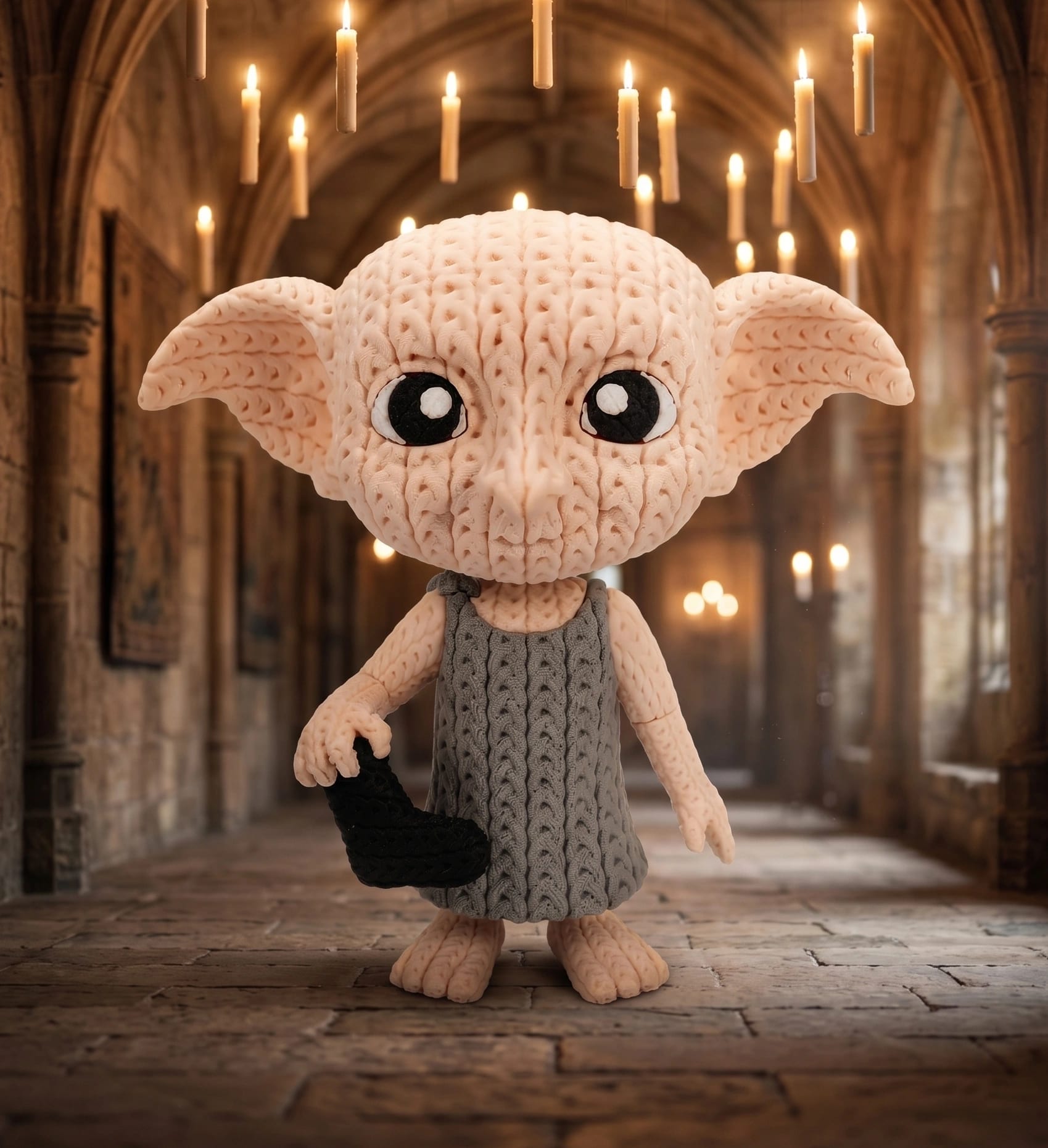 Elfo doméstico leal (Crochet) - MariArT