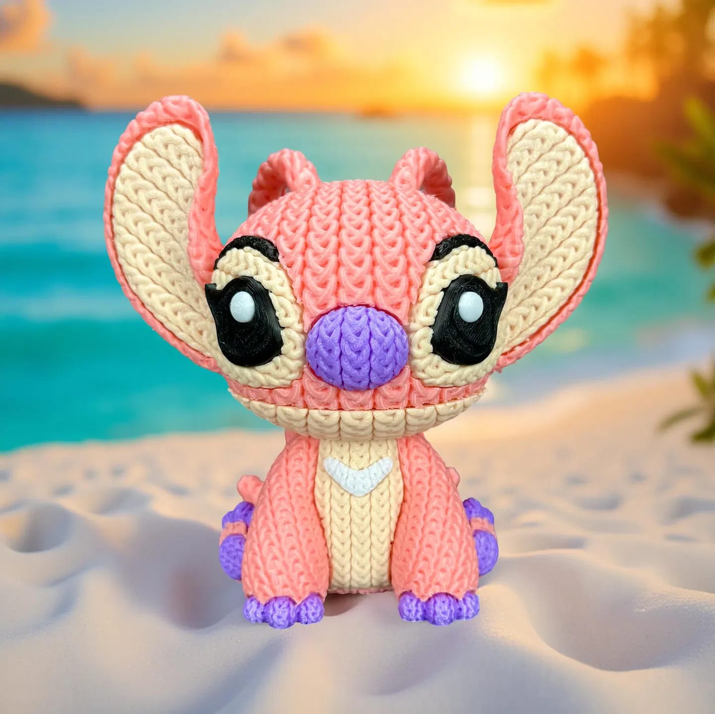 Amiga rosa (sentada) - MariArT