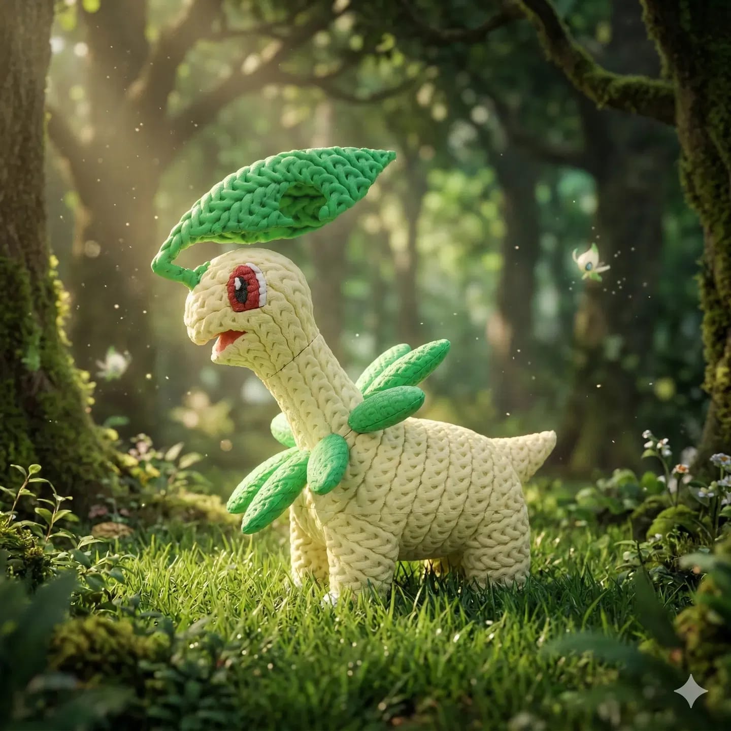 Dinosaurio Hoja(Crochet) - MariArT