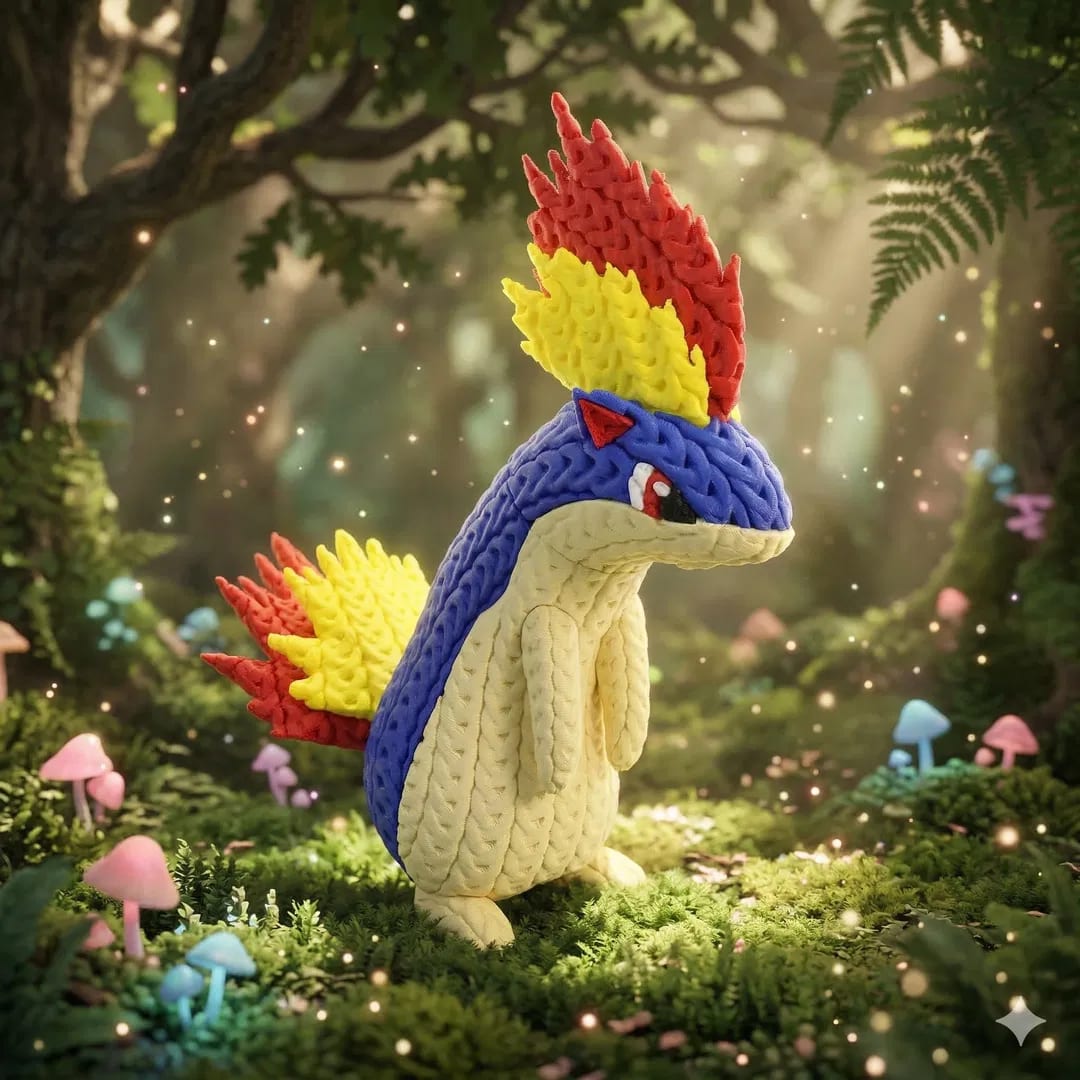 Erizo ígneo de bosque (Crochet) - MariArT