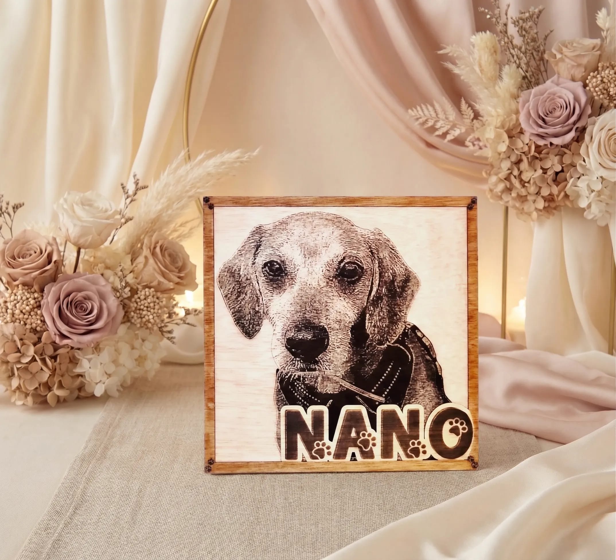 Cuadro Mascota Grabado