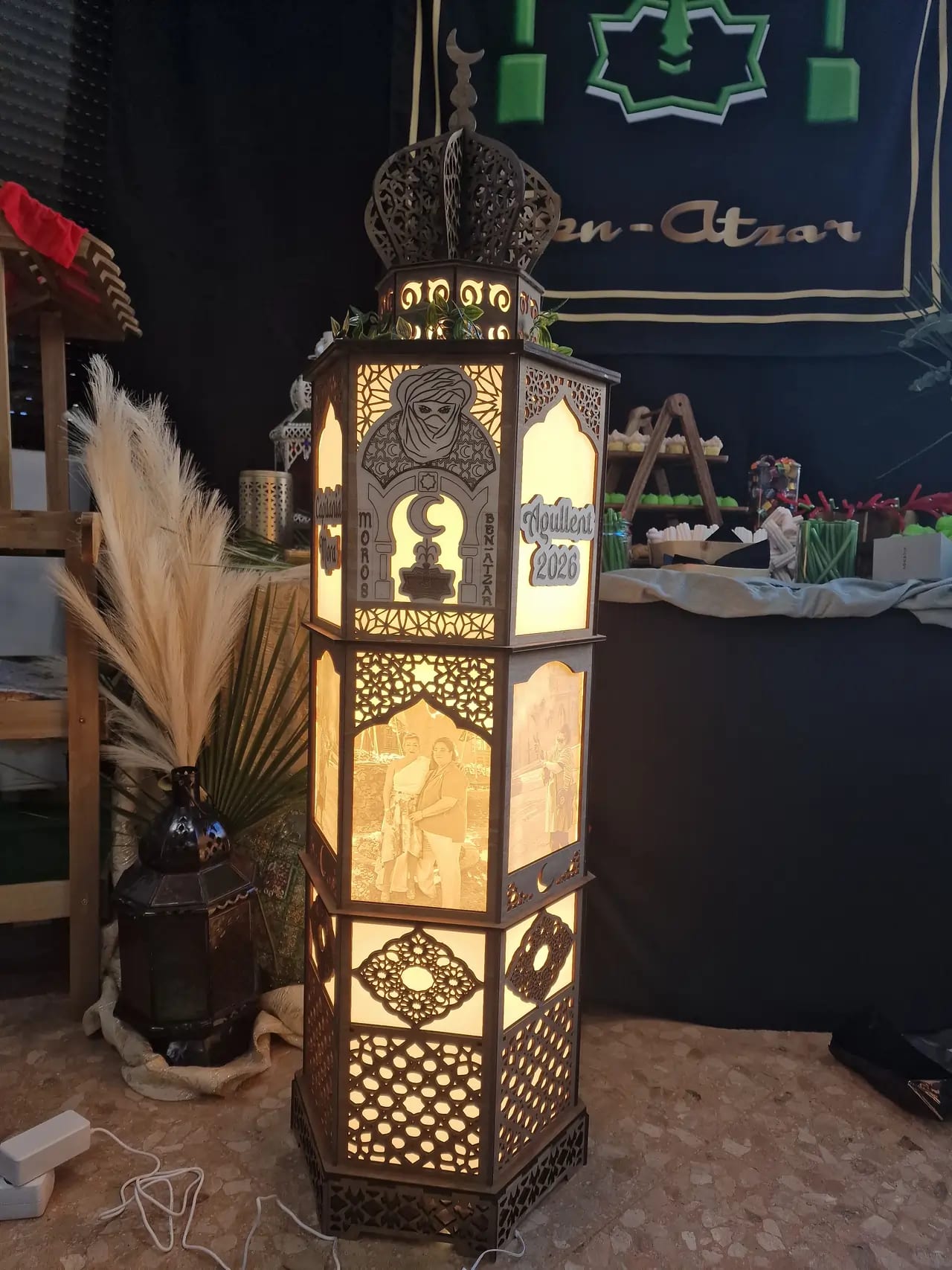 Lámpara de pie Edición Capitanía Moros del Ben Atzar 2026 - MariArT