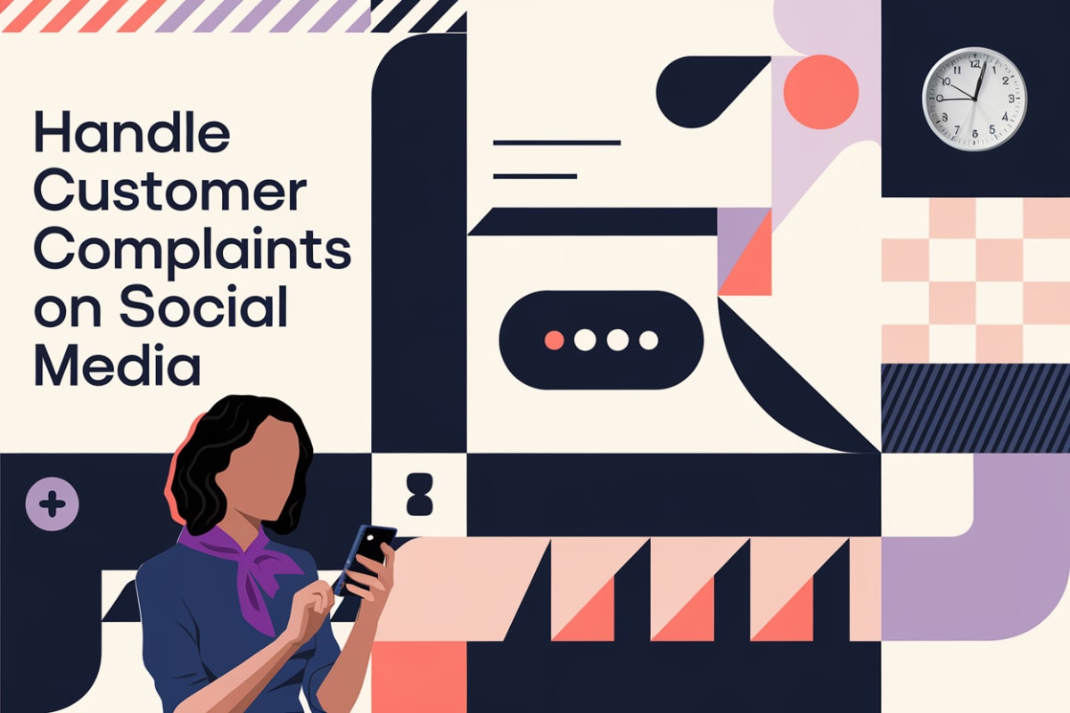 How to Handle Customer Complaints on Social Media - Featured image showing Learn effective strategies for handling customer complaints on social media while maintaining brand reputation. Discover how Enrich Labs' AI Social Media Coordinator can enhance your team's productivity by automating responses and managing customer interactions.