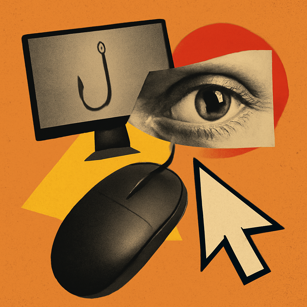 What is Clickbait? - Featured image showing Learn how clickbait grabs attention with sensational headlines, its psychological tricks, ethical considerations, and how to create compelling, honest content that builds trust.