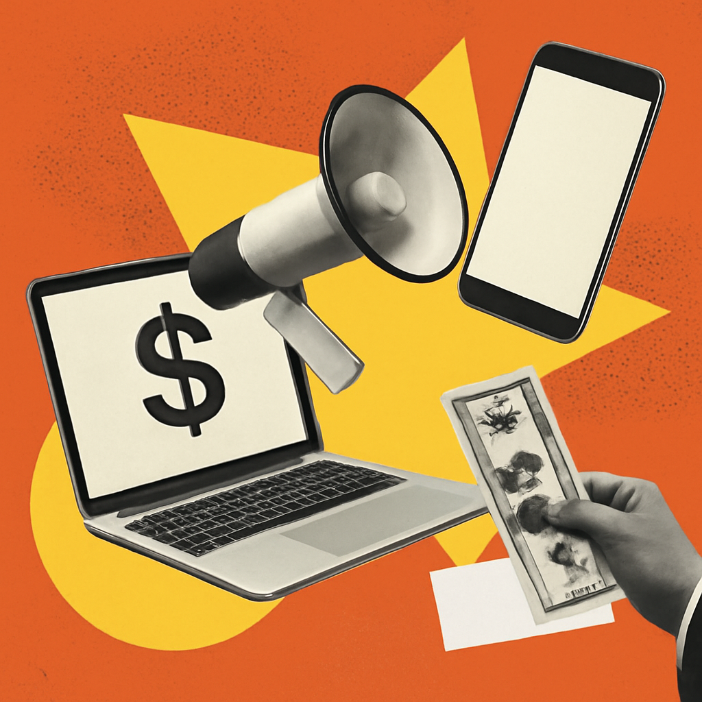 What is Paid Media? - Featured image showing Discover the essentials of paid media, its differences from organic strategies, top channels, creating effective campaigns, measuring ROI, avoiding mistakes, and 2024 trends.