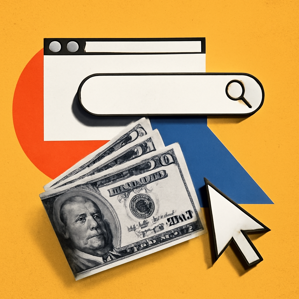 What is Paid Search? - Featured image showing Learn how paid search (PPC) boosts visibility, drives traffic, and maximizes ROI with expert tips on optimization, platforms, metrics, and budget strategies.