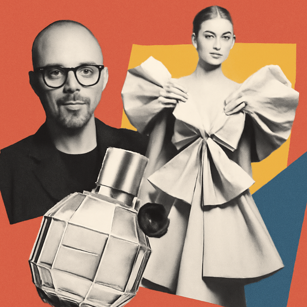 Viktor&Rolf Marketing Strategy: Case Study - Featured image showing Discover Viktor & Rolf's avant-garde marketing strategy—blend of artistic storytelling, experiential shows, niche targeting, collaborations, and innovative campaigns.