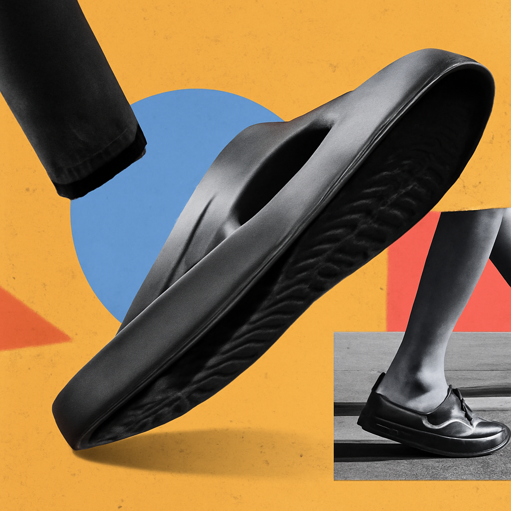 OOFOS Marketing Strategy: Case Study - Featured image showing Discover how OOFOS leads in active recovery footwear using multi-channel marketing, influencer campaigns, and innovative storytelling to boost brand awareness and sales.