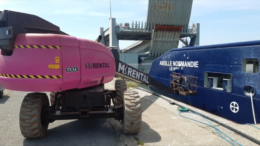 Entretiens de l’Abeille Normande à quai