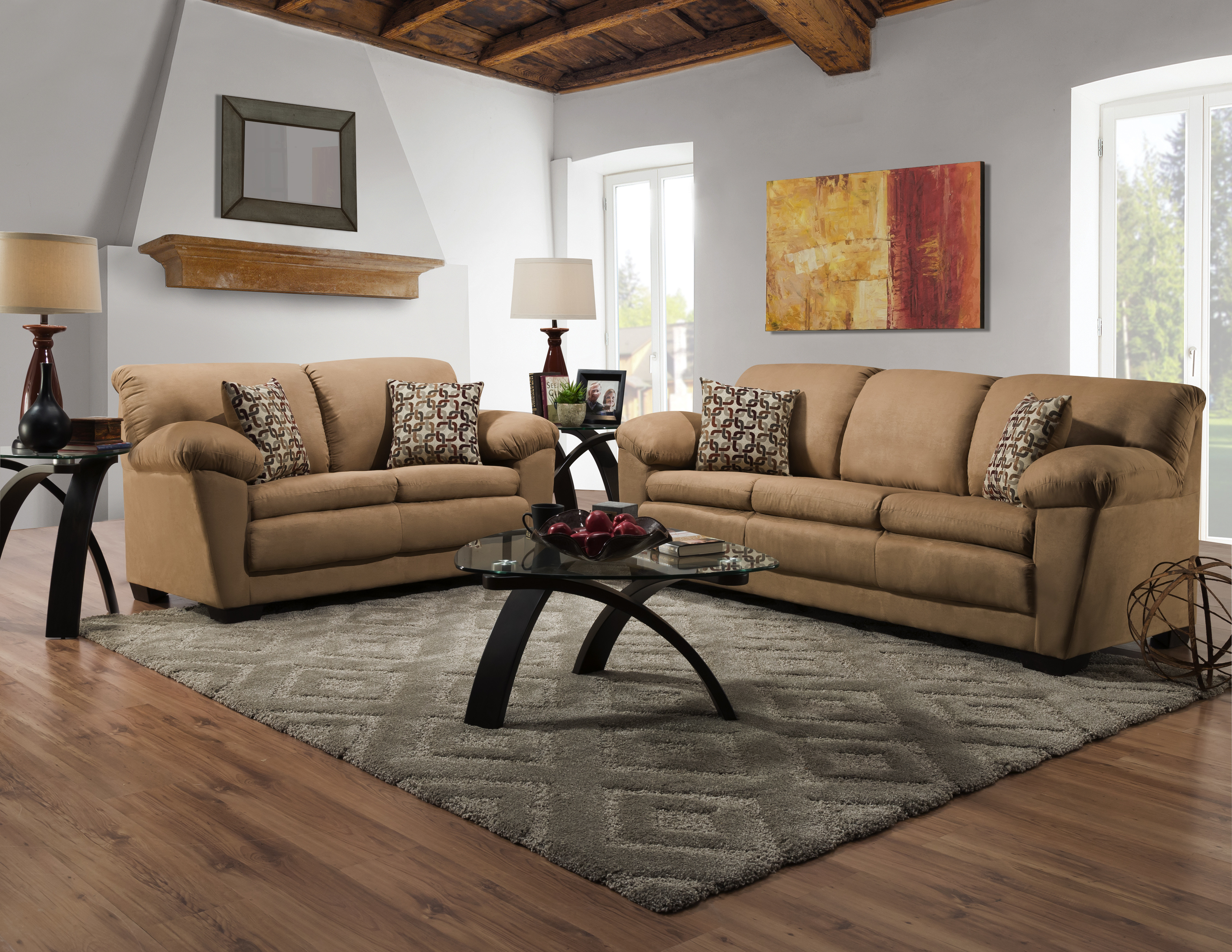 Adobe Sofa Loveseat Collection American Freight