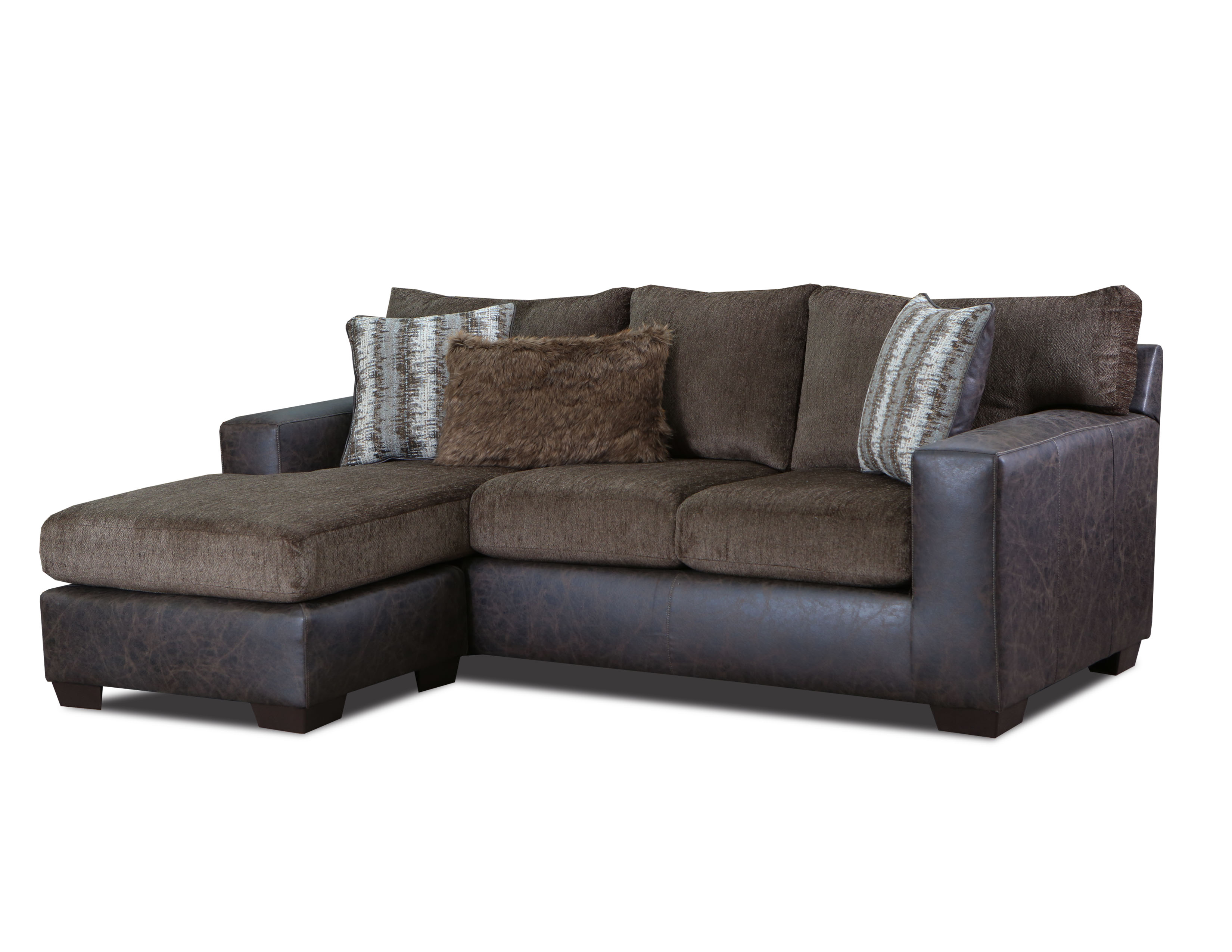 American Freight S035004 Sterling Brown 2piece Sectional with